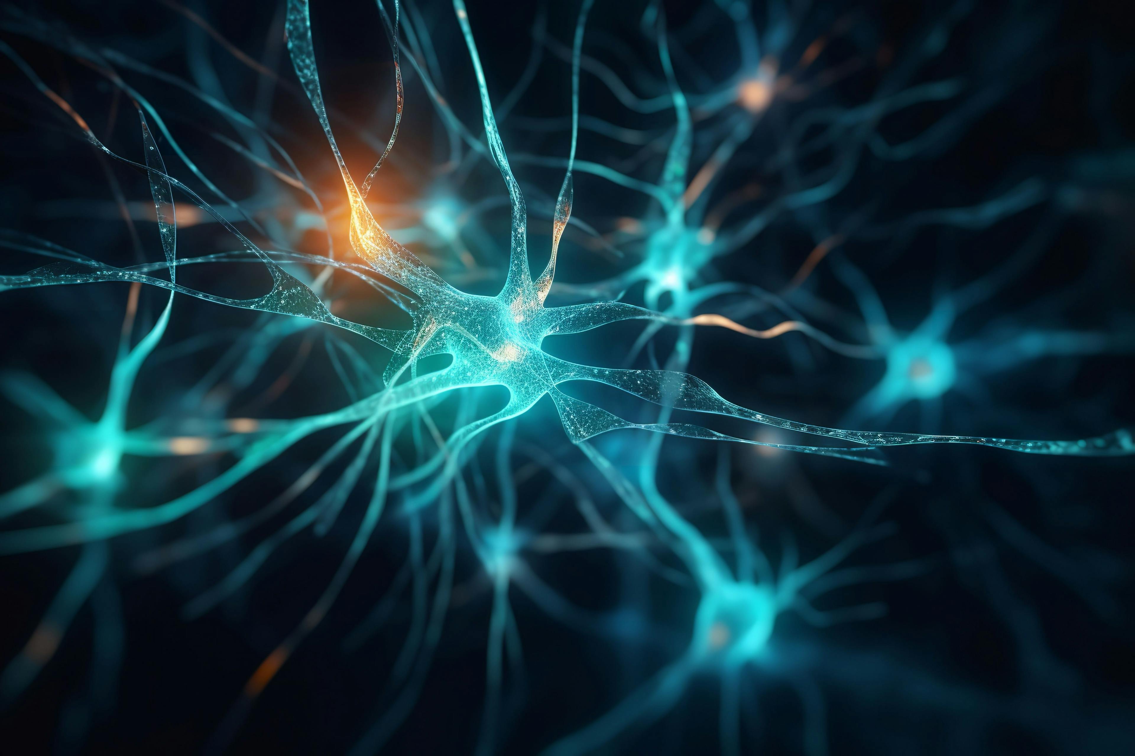 Electrifying Neuronal Network: Active Nerve Cells with Electrical Synapses, Active, Nerve Cells, Neuronal Network, Electrical Synapses, Neuroscience, Brain, Neurons, Image Credit: Adobe Stock Images/Sumon