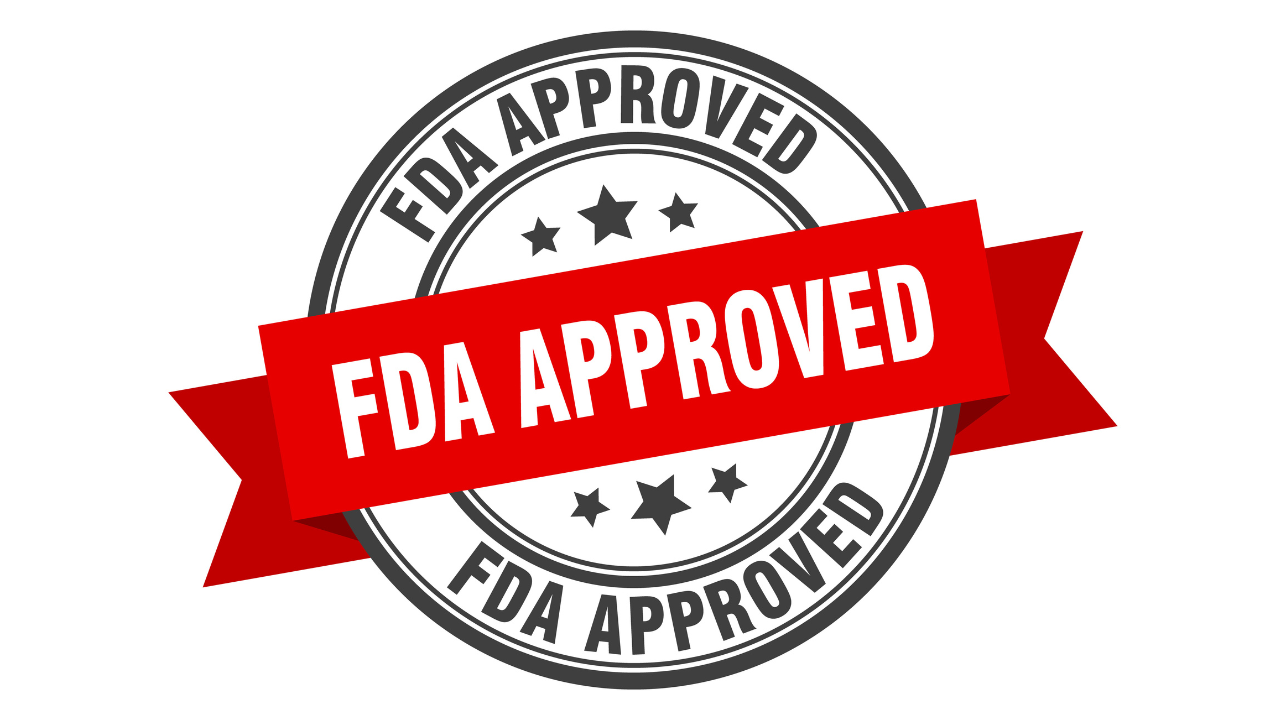 fda approved label. fda approved red band sign. fda approved. Image Credit: Adobe Stock Images/Aquir