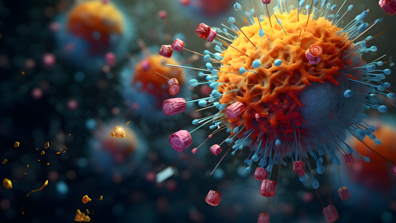A vivid representation of immunotherapy, medical approach that leverages the body's immune system to fight diseases. Intersection of science and the body's innate healing power. Image Credit: Adobe Stock Images/Carlos Montes