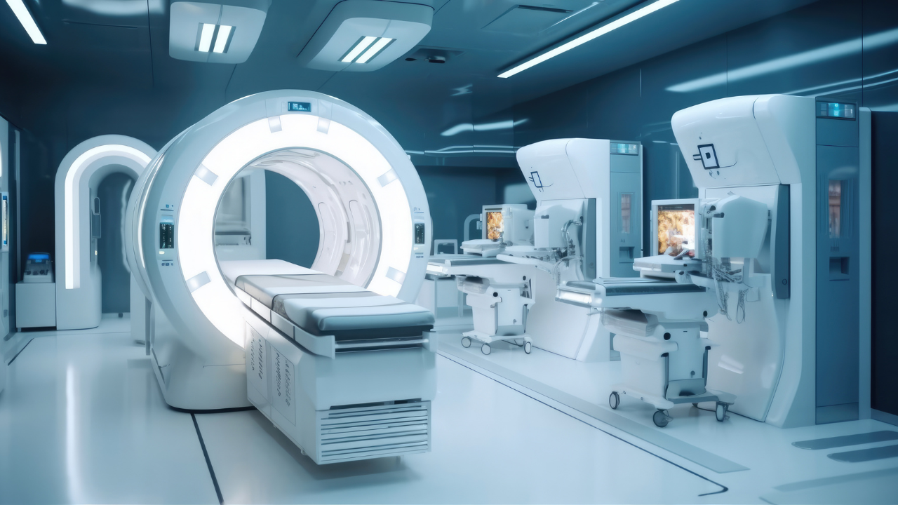 High-tech modern CT scan room in the modern hospital. Image Credit: Adobe Stock Images/didiksaputra