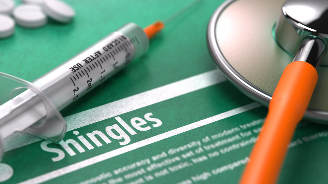 Diagnosis - Shingles. Medical Concept.  Image Credit: Adobe Stock Images/tashatuvango