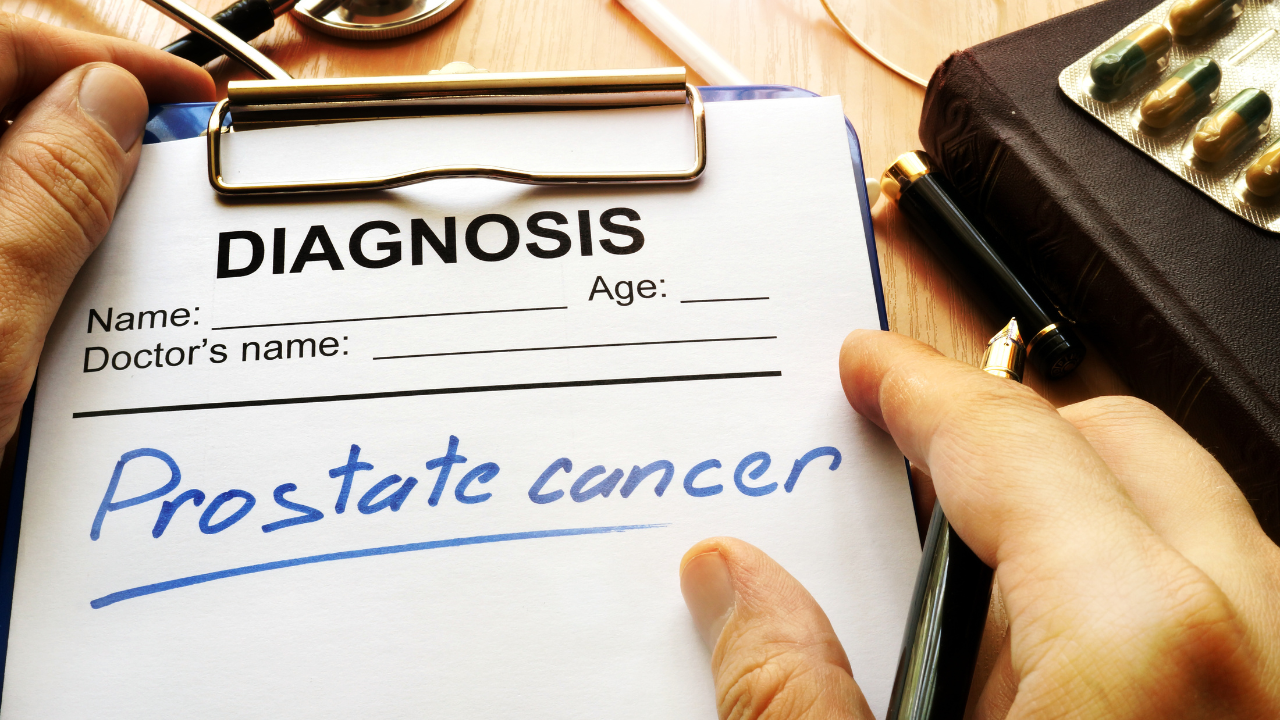 Prostate cancer diagnosis on a medical form. Image Credit: Adobe Stock Images/Vitalii Vodolazskyi