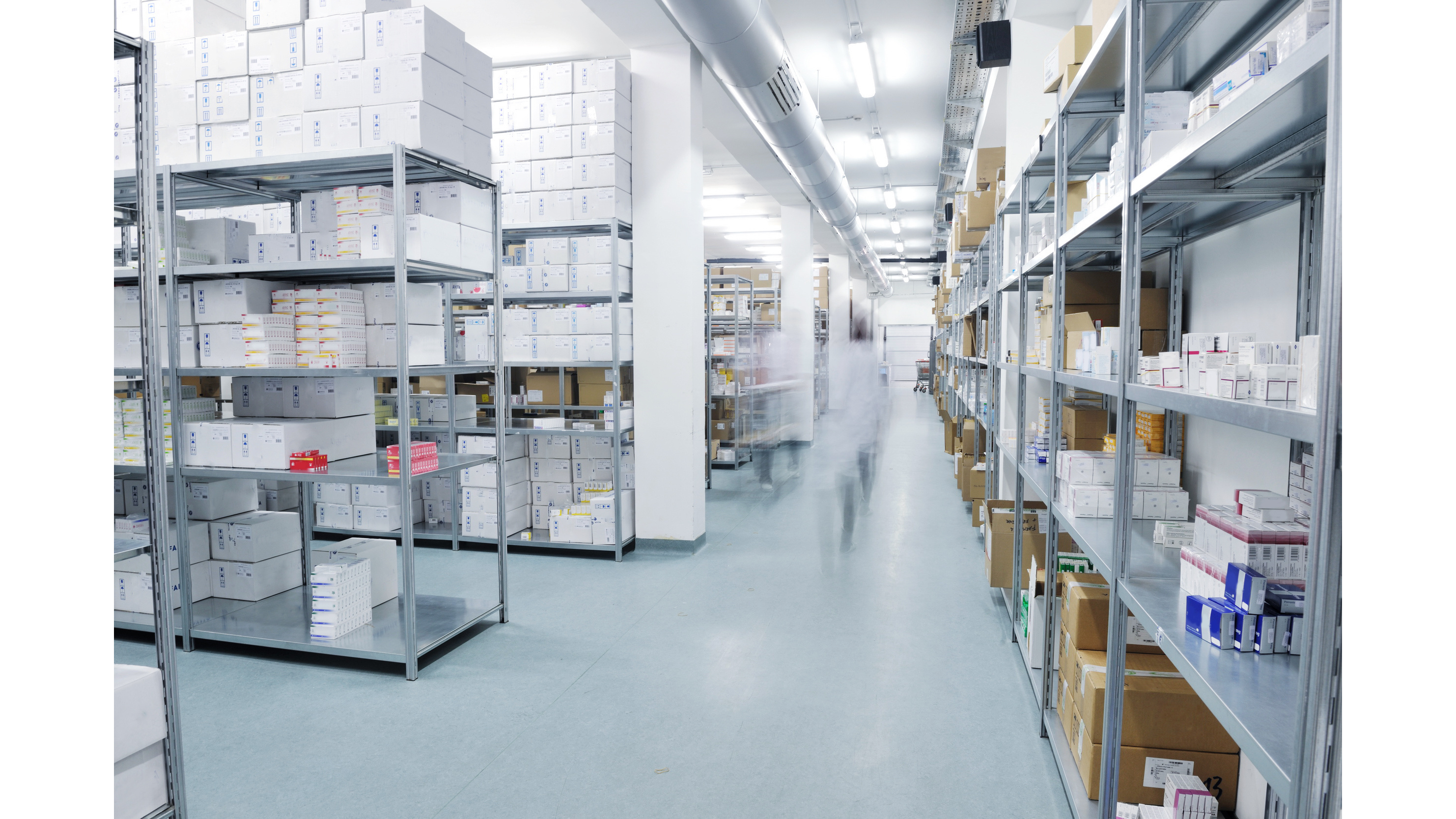 medical factory supplies storage indoor. Image Credit: Adobe Stock Images/shock