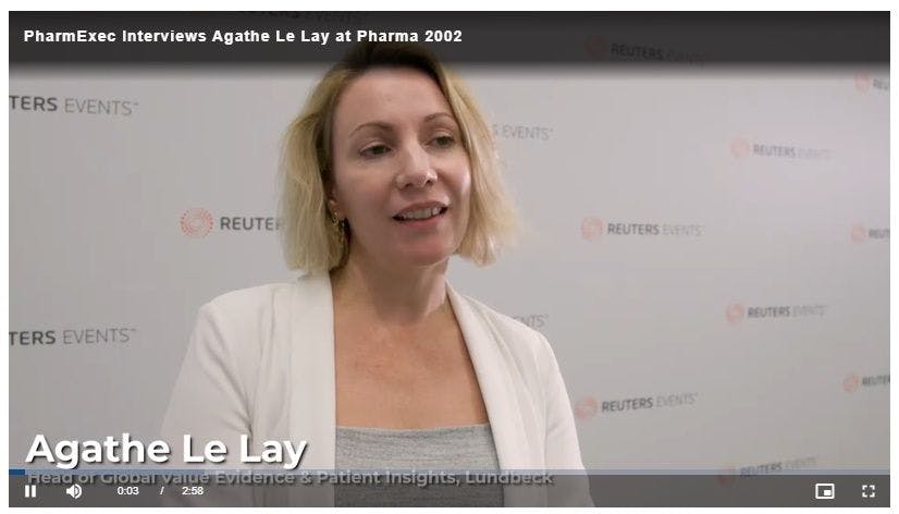 PharmExec Interviews Agathe Le Lay at Pharma 2022