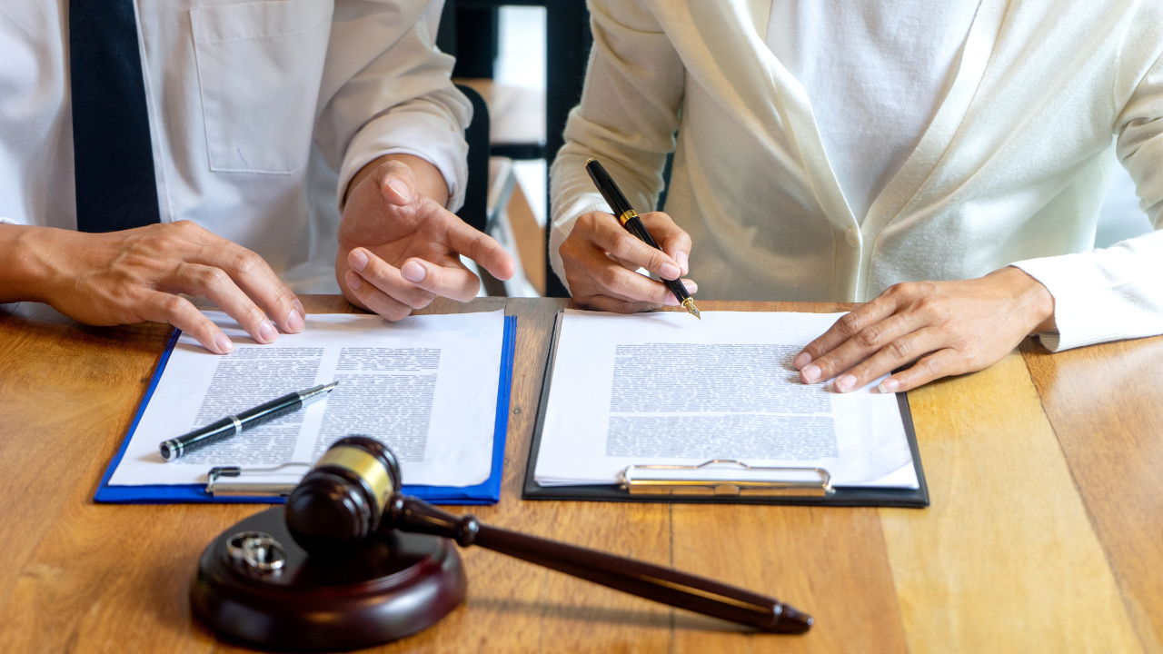 In the law firm, husband and wife. Image Credit: Adobe Stock Images/sabthai