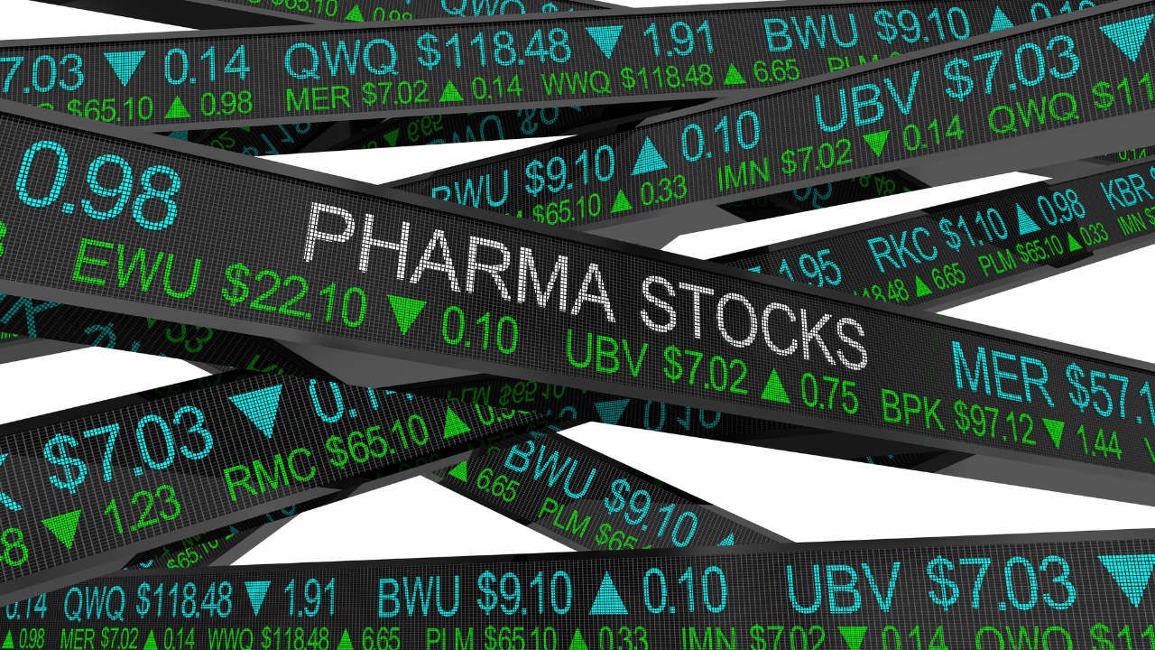 Pharma Stocks Medical Health Care Market Ticker Boxes 3d Illustration. Image Credit: Adobe Stock Images/iQoncept