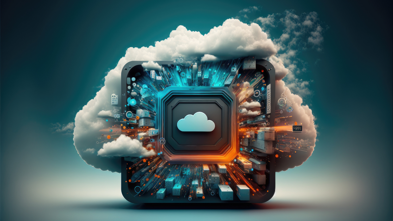 Data cloud generative ai abstract visualization. Image Credit: Adobe Stock Images/Ecleposs